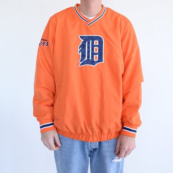 Other - Detroit Tigers Giii Sports By Carl Banks MLB Orange Windbreaker Pullover Jacket
